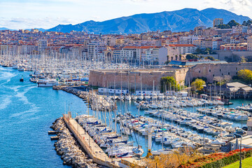 Old Harbour of Marseille provence france