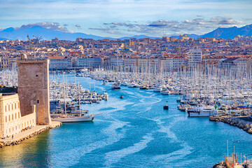 Old Harbour of Marseille provence france