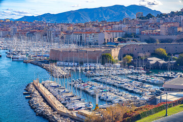 Old Harbour of Marseille provence france