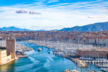 Old Harbour of Marseille provence france