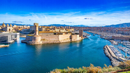 Old Harbour of Marseille provence france