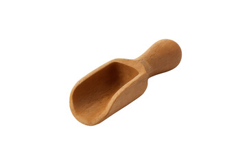 Wooden scoop for kitchen using and cooking