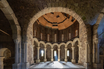 Fototapeta premium Shrine of our lady of fatima abandoned church interior