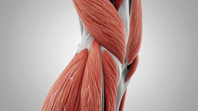 Detailed Anatomy of the Vastus Lateralis Muscle - Human Thigh Musculature