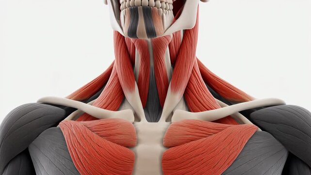 Detailed 3D Anatomy of Human Neck Muscles, Focusing on Anterior Scalene