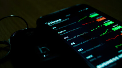 Close up of hearphones