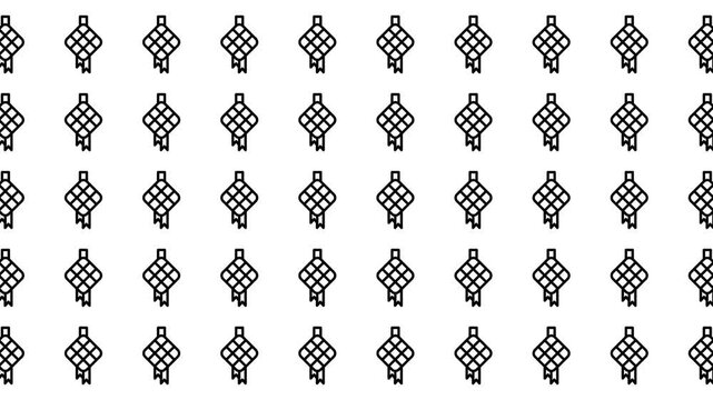 Ketupat rice cakes for southeast asian themes. Ideal for food blogs, cultural websites, and festival promotions with asian cuisine.