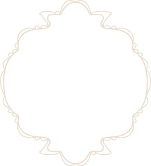 Ornate Frame Linework Badge