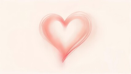 Watercolor Heart Illustration - A Symbol of Love and Affection.