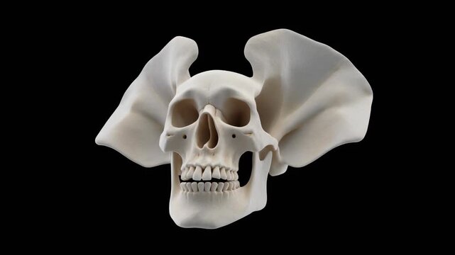3D Model of Sphenoid Bone with Butterfly-like Wings