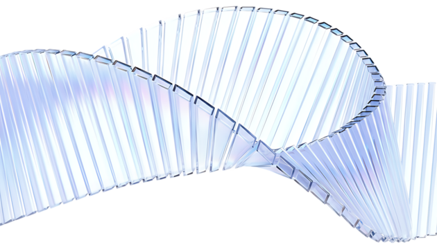 Close up of a ruffled potato chip edge with a textured surface isolated on transparent background