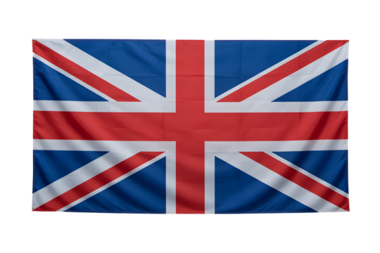 Union Jack waving gloriously, a symbol of British pride and heritage, perfect for events or patriotic displays of national identity