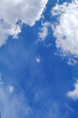 blue sky with clouds