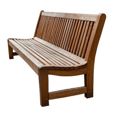 Antique Wooden Park Bench with Intricate Carvings Isolated on Black Background with Soft Lighting Enhancing Texture