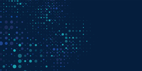 Pixel background. Abstract gradient background. Neon dots. Technological Vector illustration