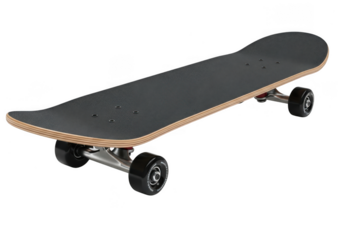 Skateboard isolated on transparent background