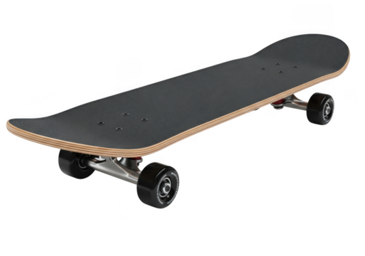Skateboard isolated on transparent background