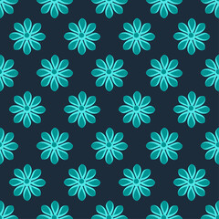 seamless floral flower pattern vector design texture