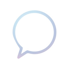 Bubble Speech icon design template