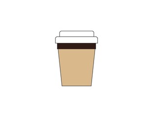 紙コップのコーヒー