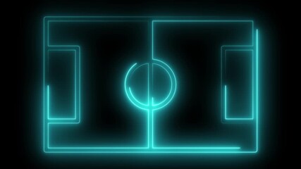 3d football stadium with soccer goal front view.  neon lights match football isometric field video animation,
Soccer field stadium or football lawn with artificial turf panoramic view
