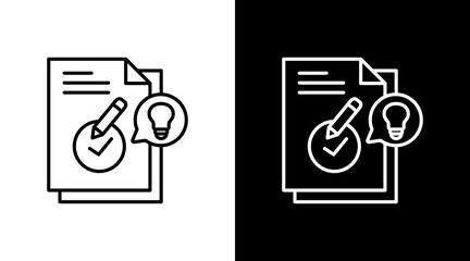 Design Brief  White Icon Set Design