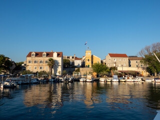 Obraz premium Zlarin island in Šibenik archipelago in Dalmatia, Croatia