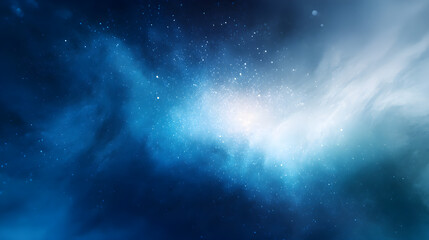 Fototapeta premium blue space background