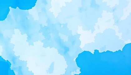 Obraz premium Abstract blue and white watercolor wash texture, background, artistic
