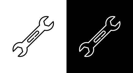 Wrenchr  White Icon Set Design