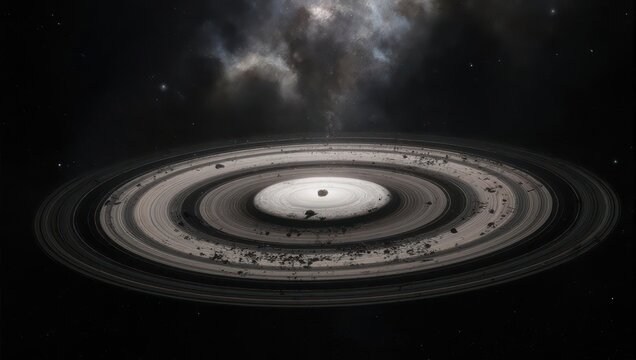 Artists Impression of a Protoplanetary Disk Around a Young Star.