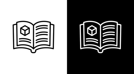 Catalog  White Icon Set Design