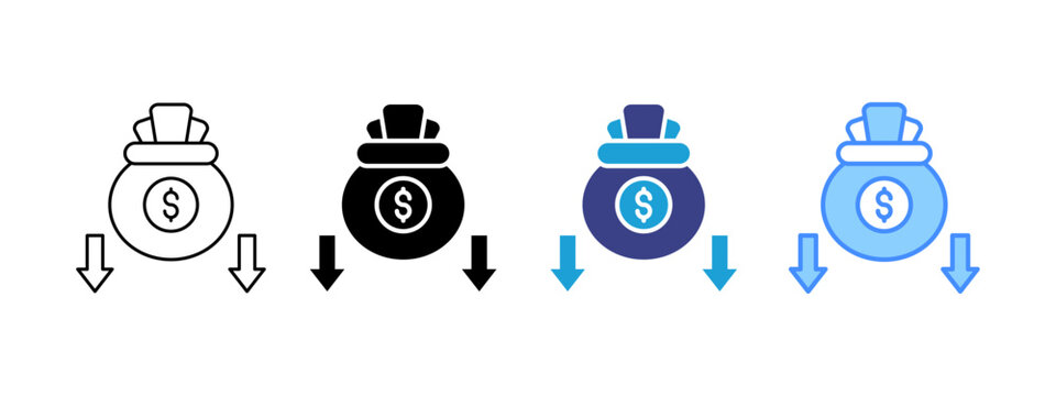 Low Price icon set multiple style collection