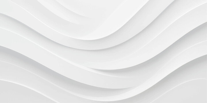 Abstract white background with clean white porcelain dinner plates, round ceramic dishware stack