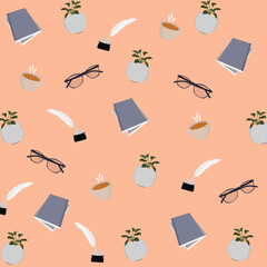 Cozy Study Essentials Flat Pattern