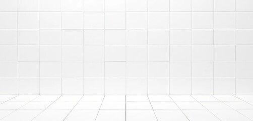 Clean seamless white square tile texture background,  element,  photography