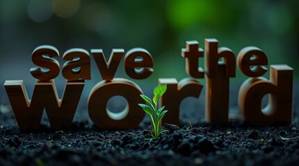 Save the World Growing Hope for Environmental Protection and Sustainability