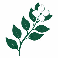 gooseneck white silhouette on white background