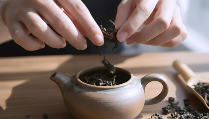 Preparing Loose Leaf Tea, Tea Brewing Process, Making Herbal Tea