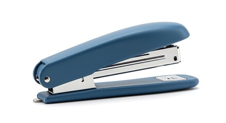 Blue Stapler Isolated on White Background for Office or School Use