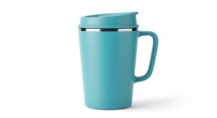 Teal Travel Mug with Lid Perfect for Coffee or Tea