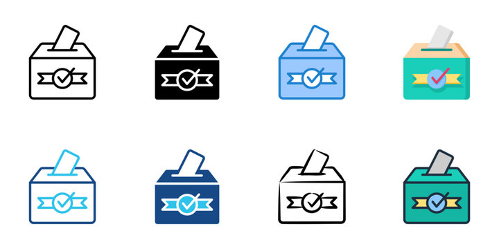 Primaries icon set multiple style collection 
