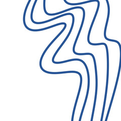 blue arrow vector wave motif line