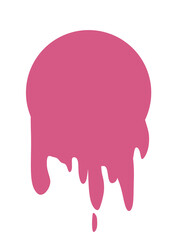 pink paint splashes pink melt berry