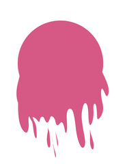 nail polish on white pink melt berry