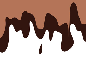 melted chocolate dripping