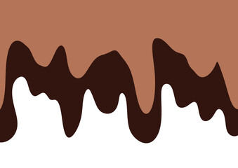 melted chocolate dripping