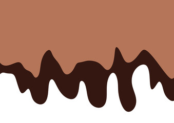 chocolate and milk melt cream