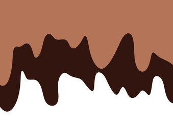 melted chocolate dripping