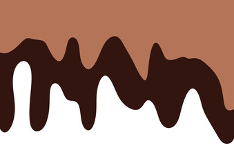 melted chocolate dripping